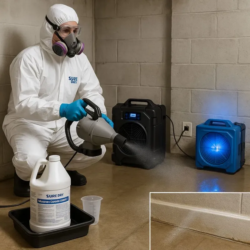 Sanitization and Odor Removal process in Manchester, MI